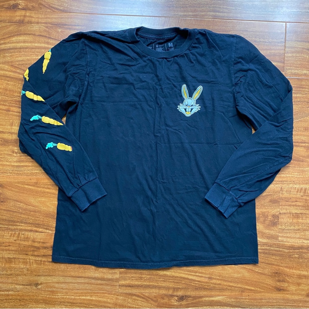 3/$25 Neff Kids Black Looney Tunes Crew Long Sleeve T-Shirt Size Medium Casual